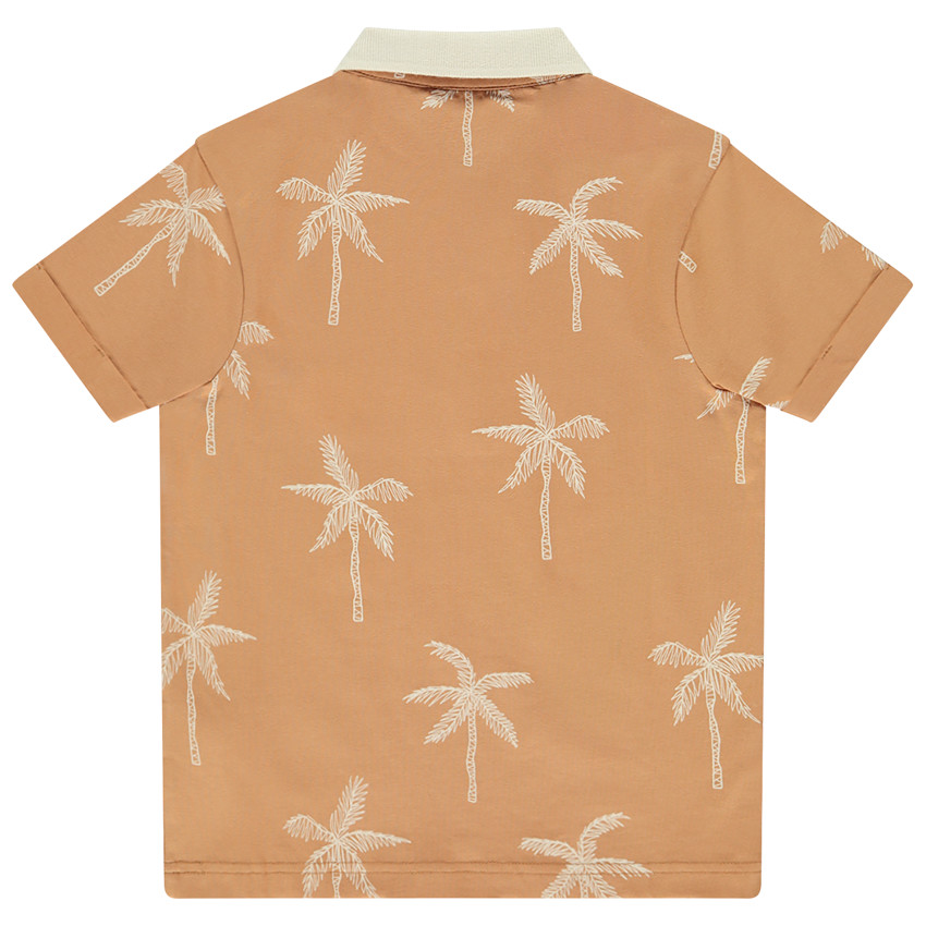 Polo manches courtes imprimé palmier pour garçon  