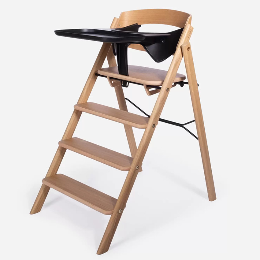 Tablette chaise haute Kaos Klapp pliable Noir 