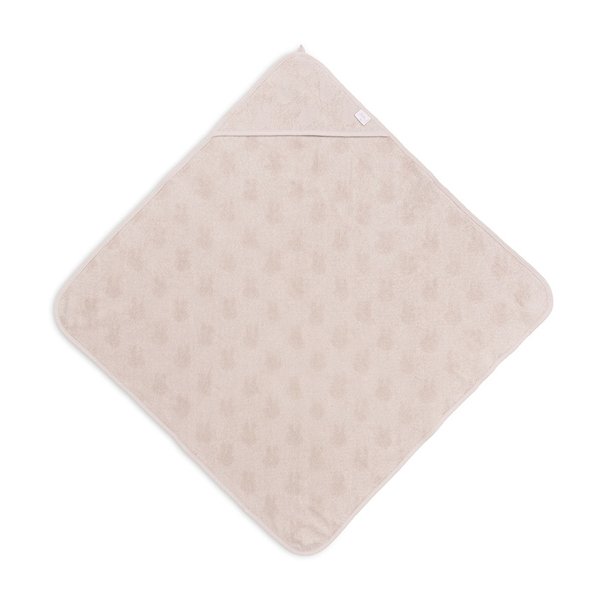 Cape de bain éponge en jacquard Miffy nougat 