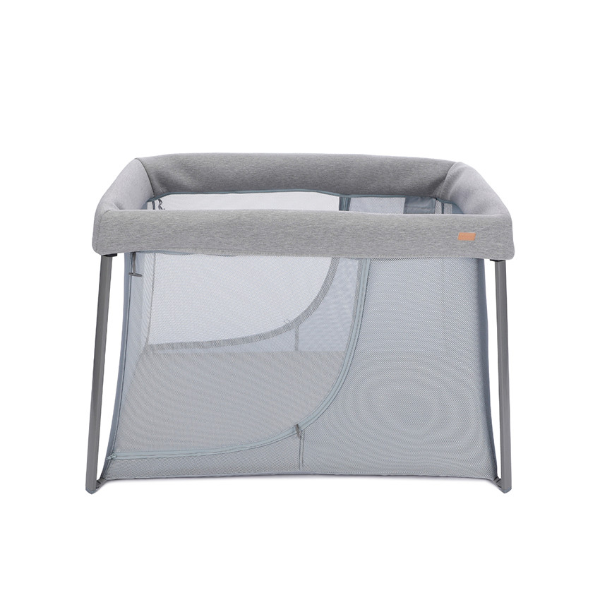 Lit de voyage 3 en 1 Eazy Sleep gris chiné galet  