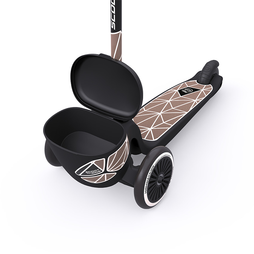 TRICYCLES 1ER AGE TROTTINETTE HIGHWAYKICK 2 - BROWN LINES 