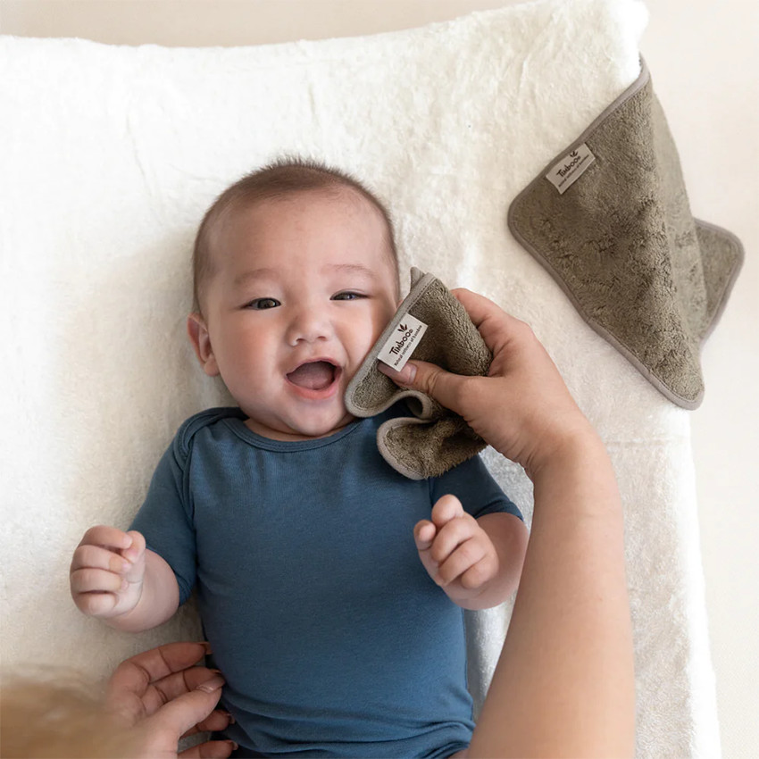 Lingettes douces réutilisables Jungle Green 6 pièces 