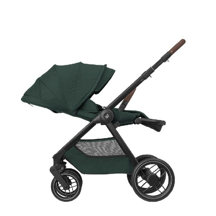 Kinderwagen + draagmand Oxford Plus Twillic Green 