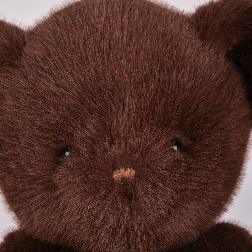 Peluche Ours Clémentin 60CM Choco/Cranberries 
