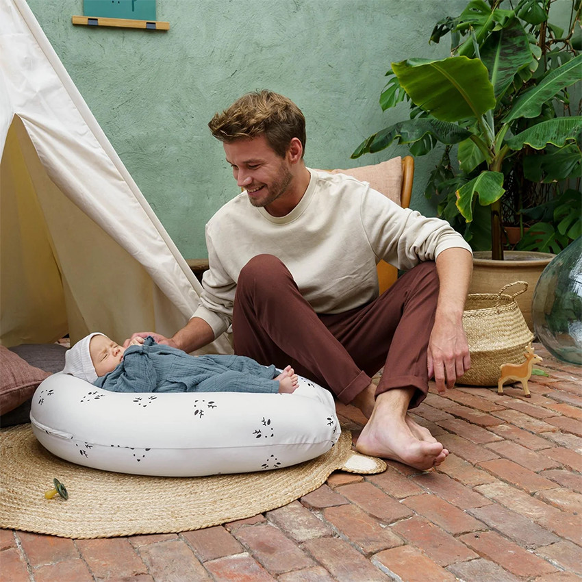 Grand coussin multi-usage Buddy Cloudy Kaki 