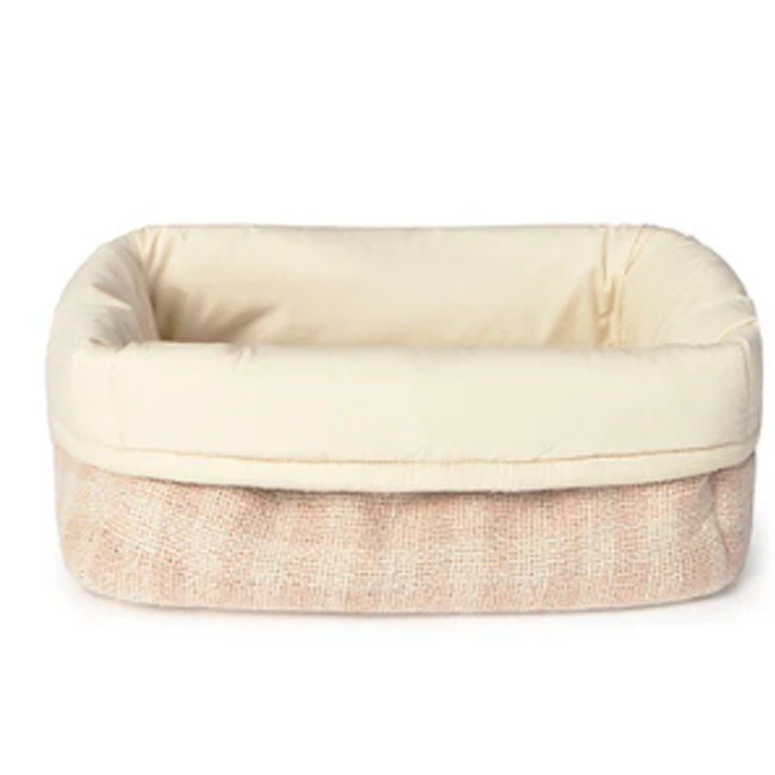 Panier matelassé 30x20x20cm Rose 