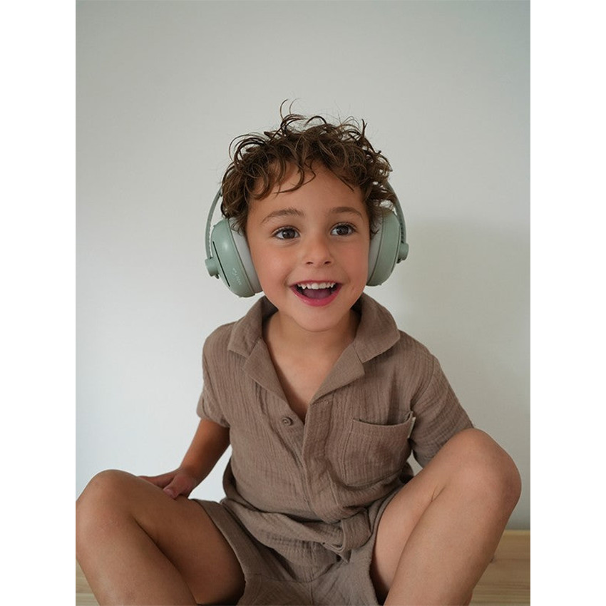 Casque anti-bruit évolutif 0-4ans Vert Sauge 