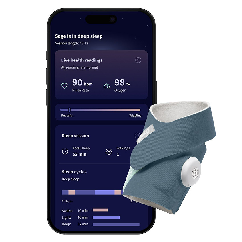 Pack Videobabyfoon + Dream Sock Bedtime Blue 