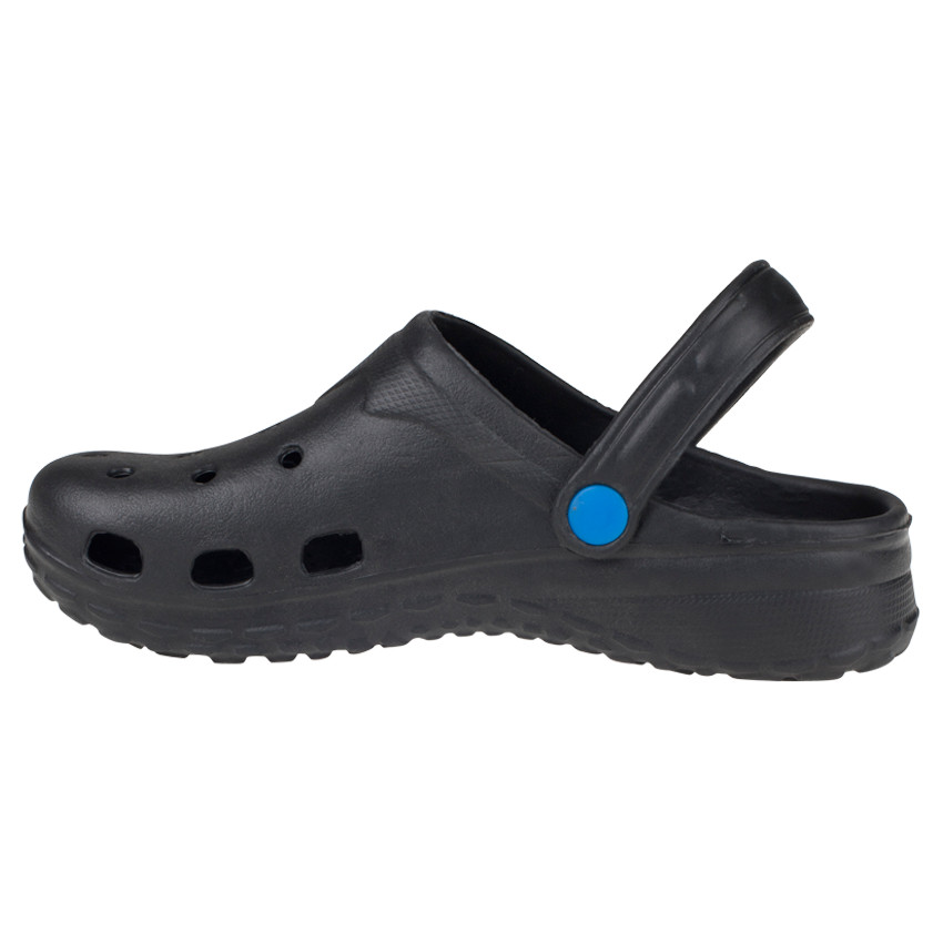 Clogs in effen plastic opgewerkte 