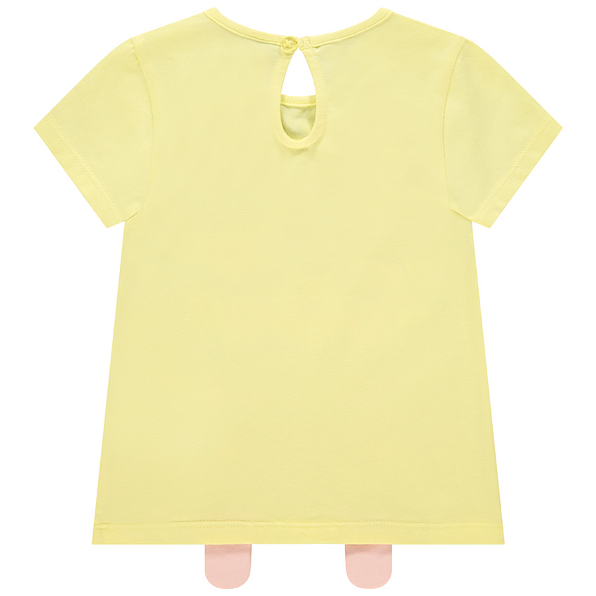 T-shirt manches courtes en coton à imprimé fantaisie 