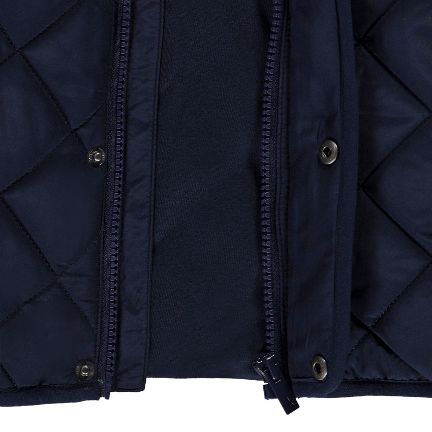 Veste matelassée en polyester avec doublure en jersey pour garçon 