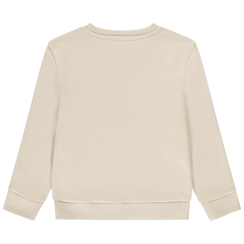 Sweater van molton met fantasieprint voor jongens 