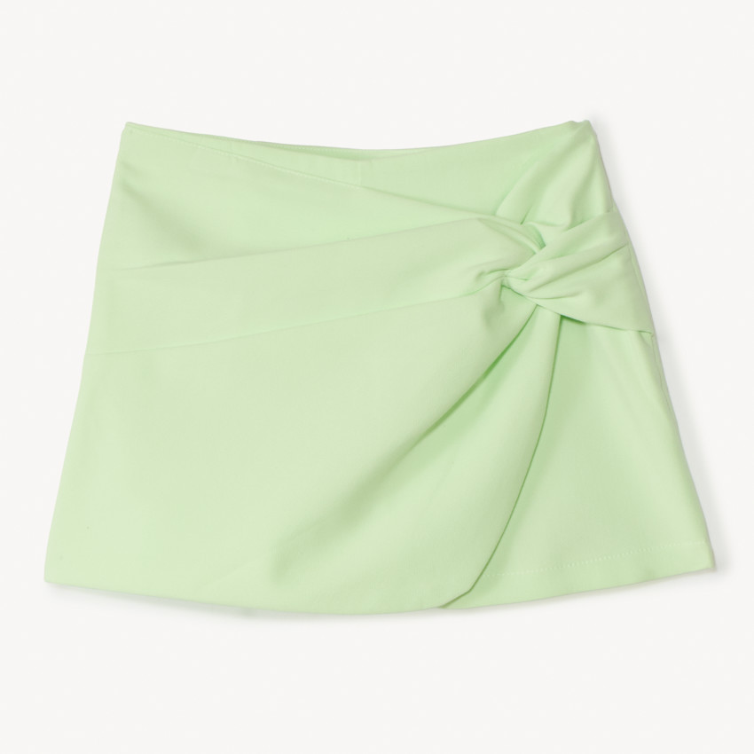 Effen knoop-short meisjes 