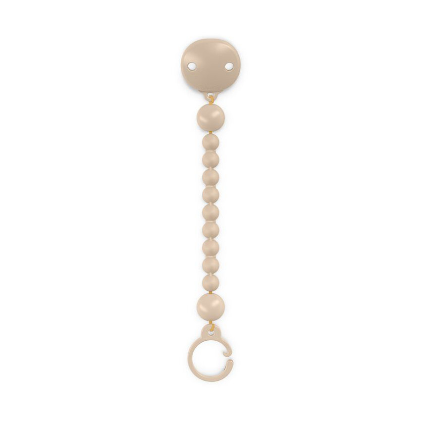 Attache-sucette en silicone Colour Essence beige 