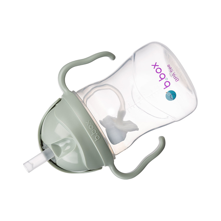 Tasse d'apprentissage avec paille lestée 240ml sage 