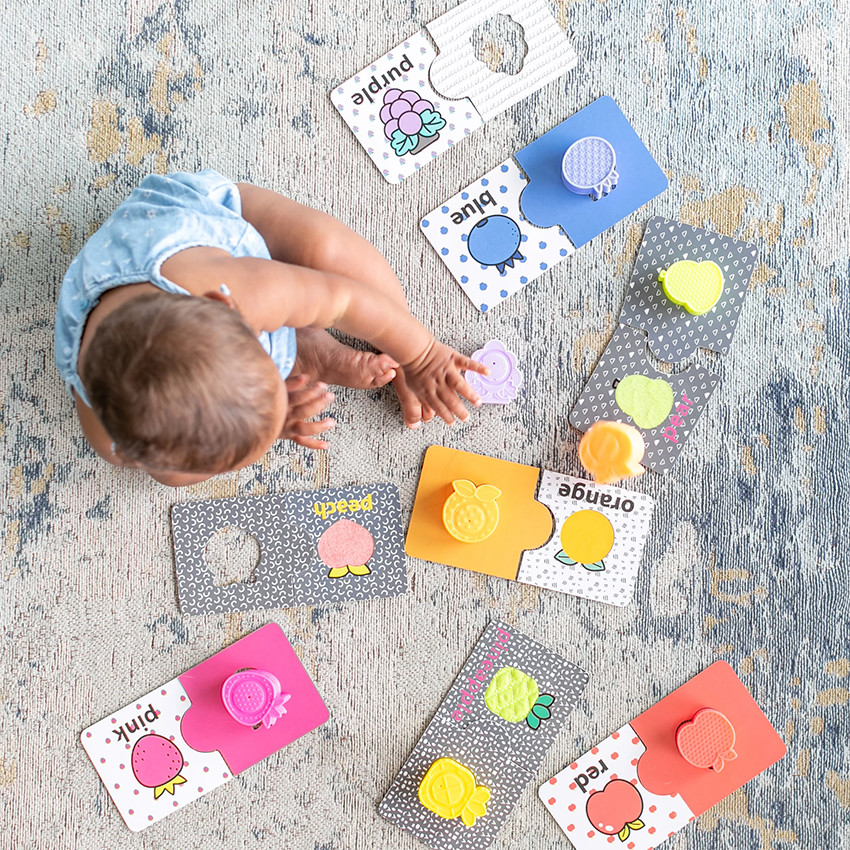 Sensorische puzzel – My 1st Sensory & Shapes Puzzle Set  