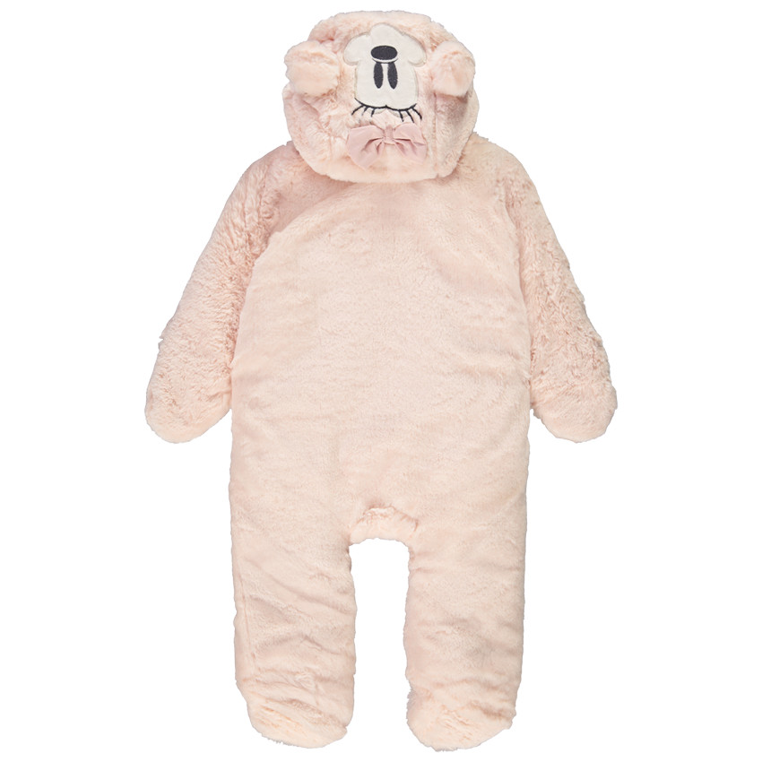 Pilotenpak in sherpa Minnie Disney voor babymeisjes met verschillende afwerkingen volgens de leeftijd 