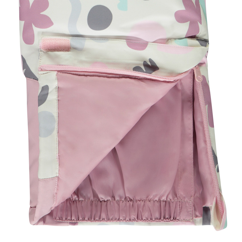 Combinaison de ski imprimé arty pour fille 