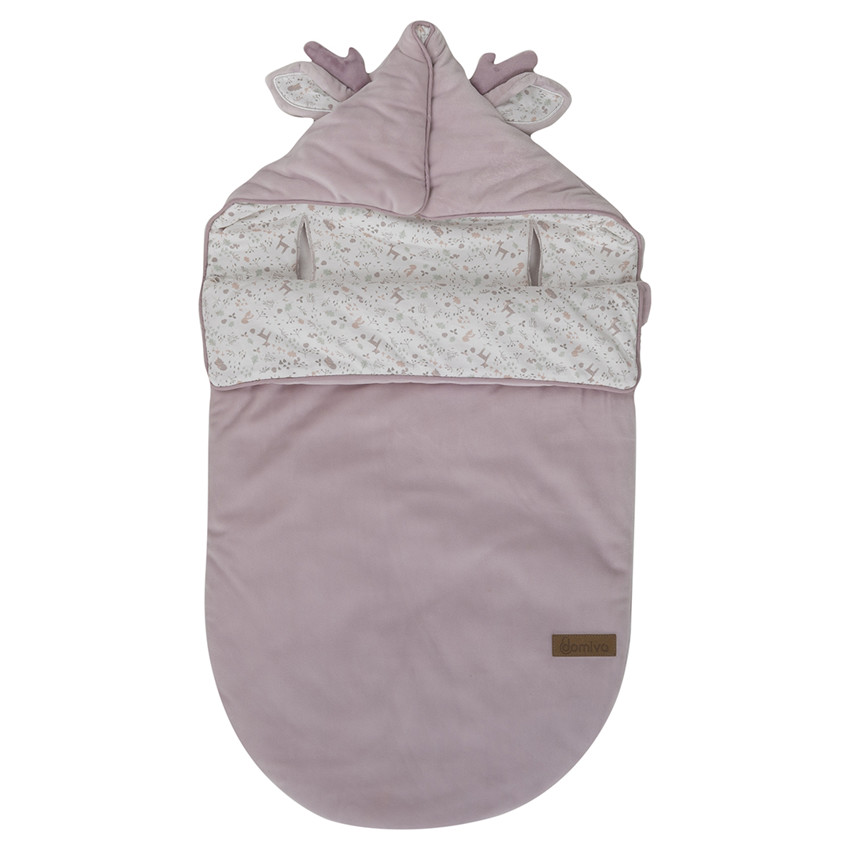 Nid d'ange avec fentes 80 cm - Lilas la Biche 