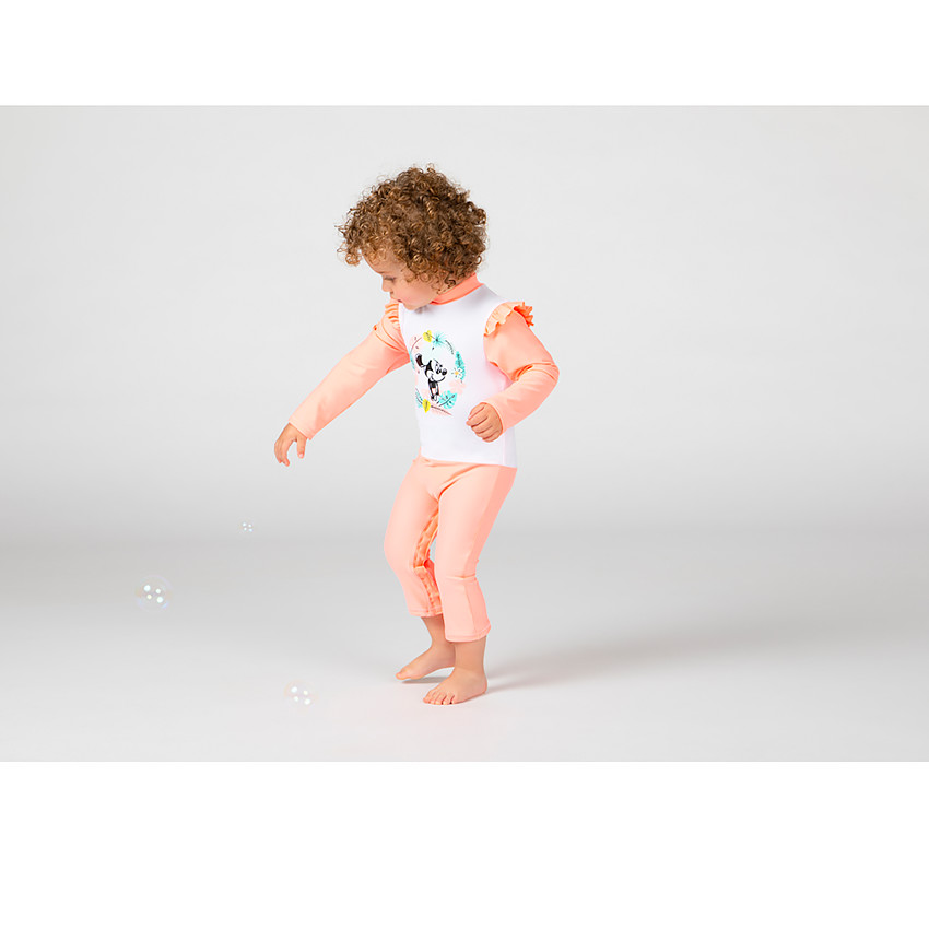 Combinaison longue anti-UV Minnie Disney pour bébé fille 