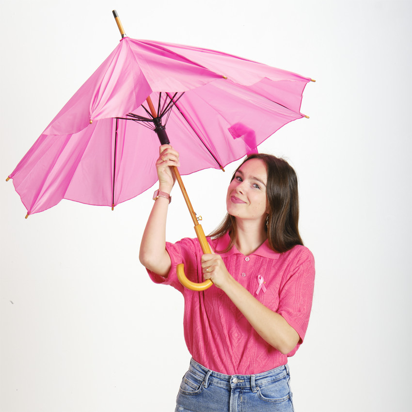 Parapluie édition limitée Octobre Rose 