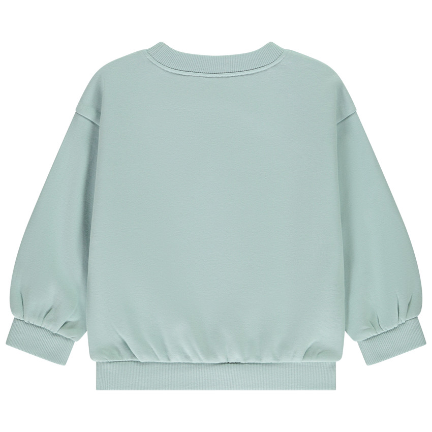 Oversize sweatshirt met reliëfprint voor baby jongen 