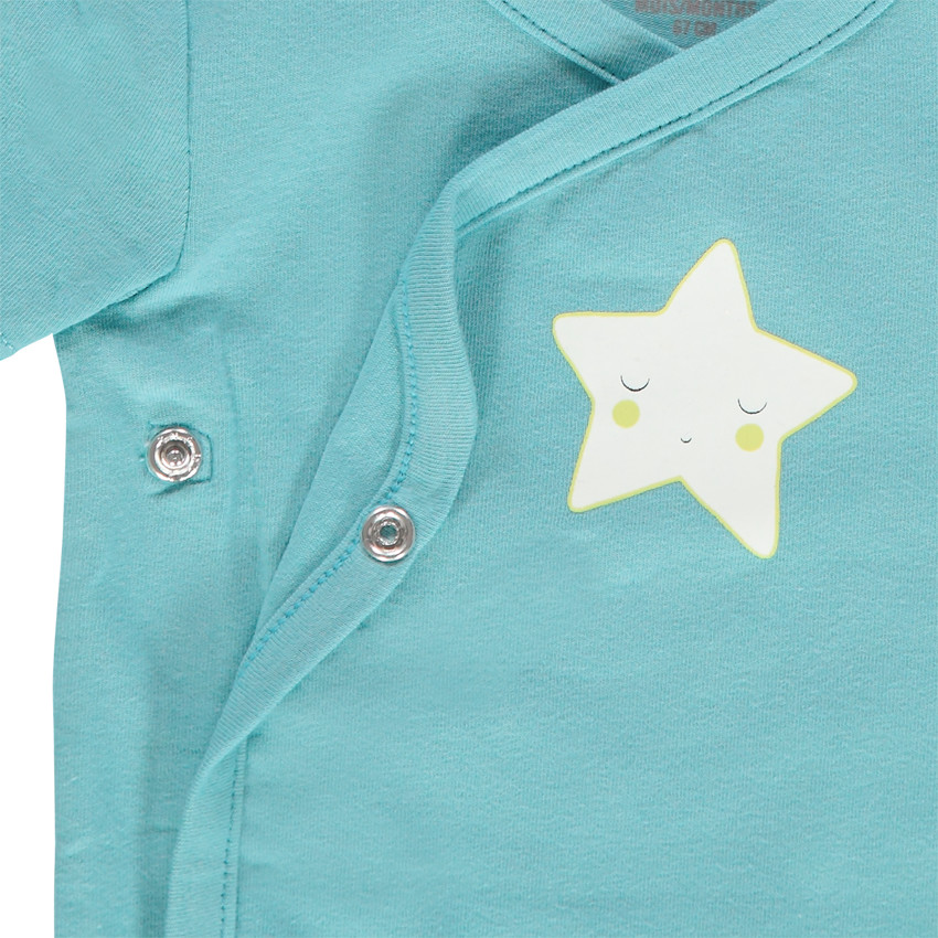 Lot de 2 bodies manches courtes print étoile et soleil 