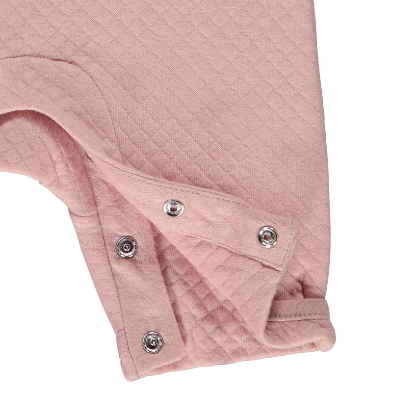 Ensemble 2 pièces salopette motif lapin pour bébé fille 