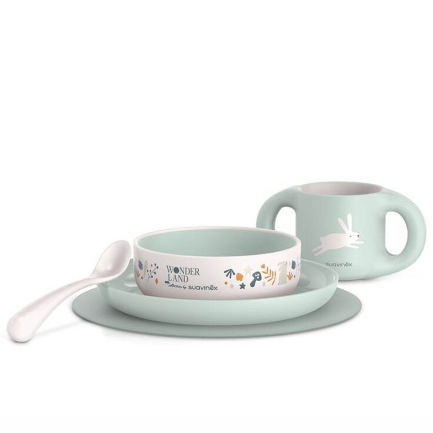 Eetset Wonderland 6m+ Blauw 