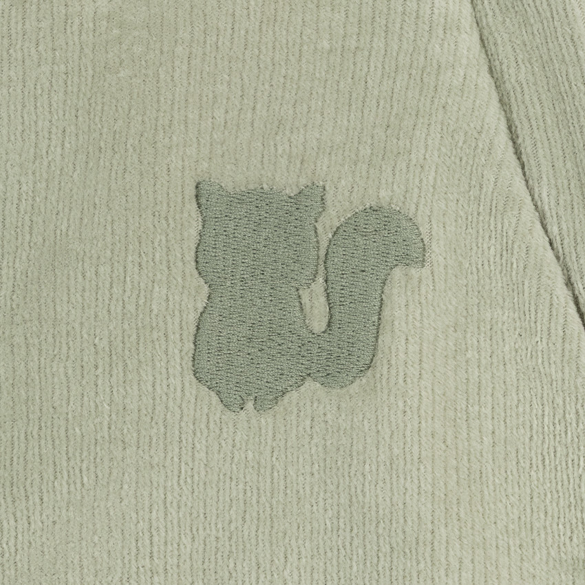 Gigoteuse à manches amovibles en velours côtelé TOG 3.5 écureuil vert 