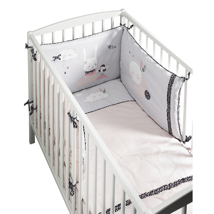 Donsdeken Miss Maan bloem - 120 x 60 cm 