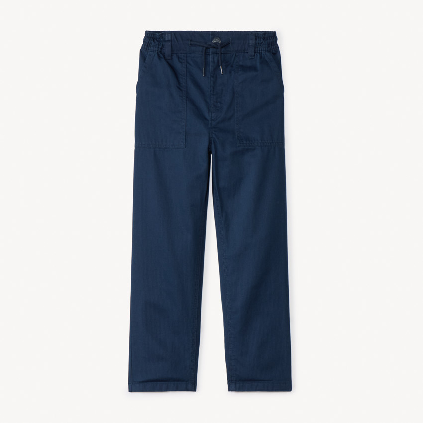Pantalon droit en toile armurée pour garçon 
