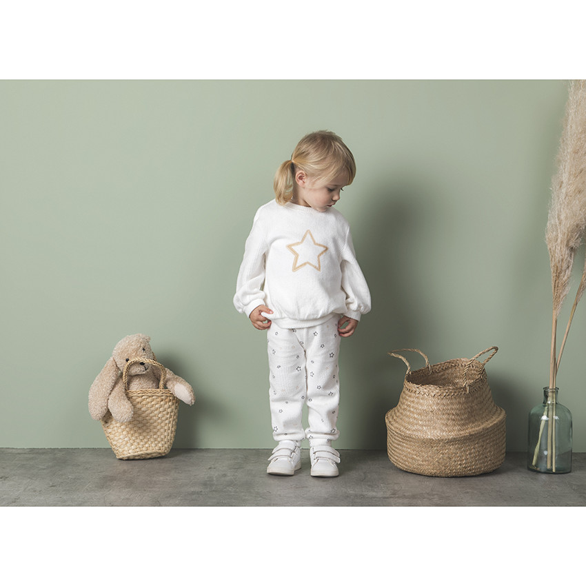 Jogging en maille à étoiles pour bébé fille 