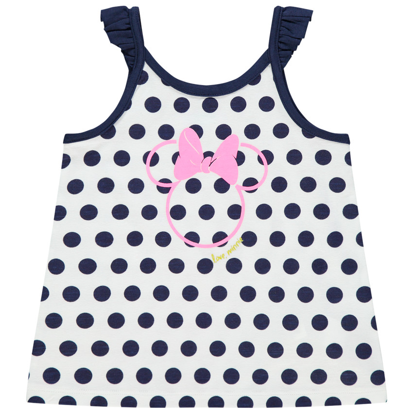 Débardeur à pois print Minnie Disney 