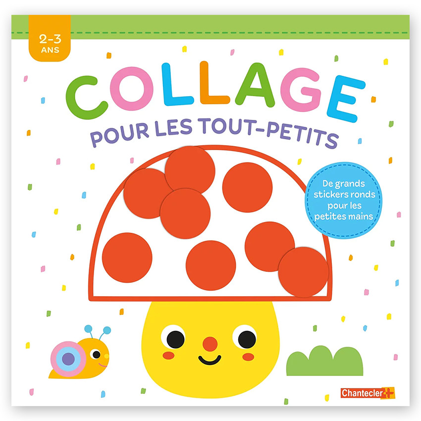 Livre FR Collage pour les tout-petits 2/3A 
