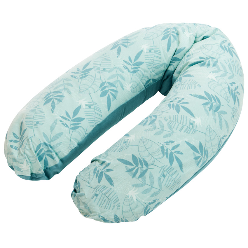 Coussin d'allaitement Pineapple avec housse bleue 160 cm 