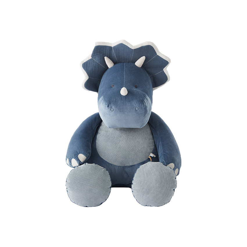 Grande peluche Ops en veloudoux - Bleu 