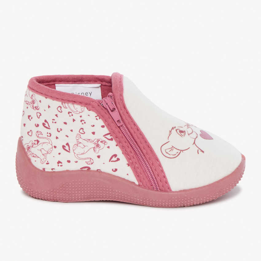 Pantoffels bottillon met Nala print van de Lion King Disney voor meisjesbaby 