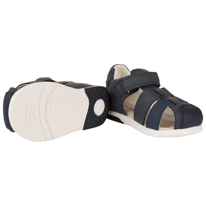 Gesloten sandalen met klittenband voor jongen 