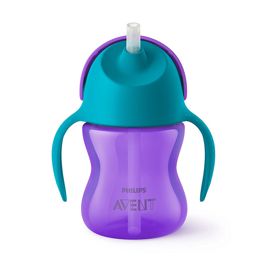 Tasse à paille 200 ml 9m+ - Violet 