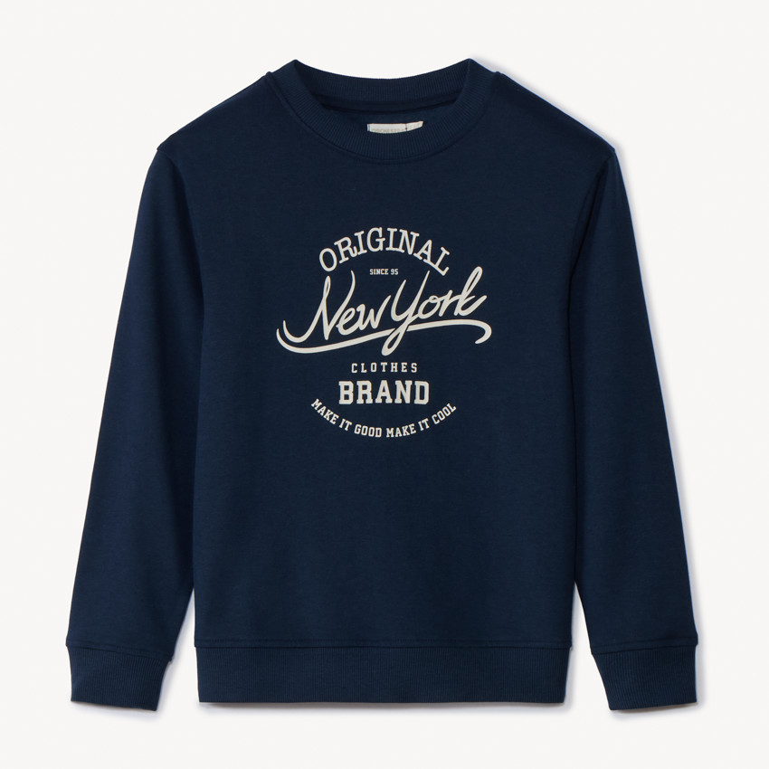 Sweat molleton printé pour garçon 