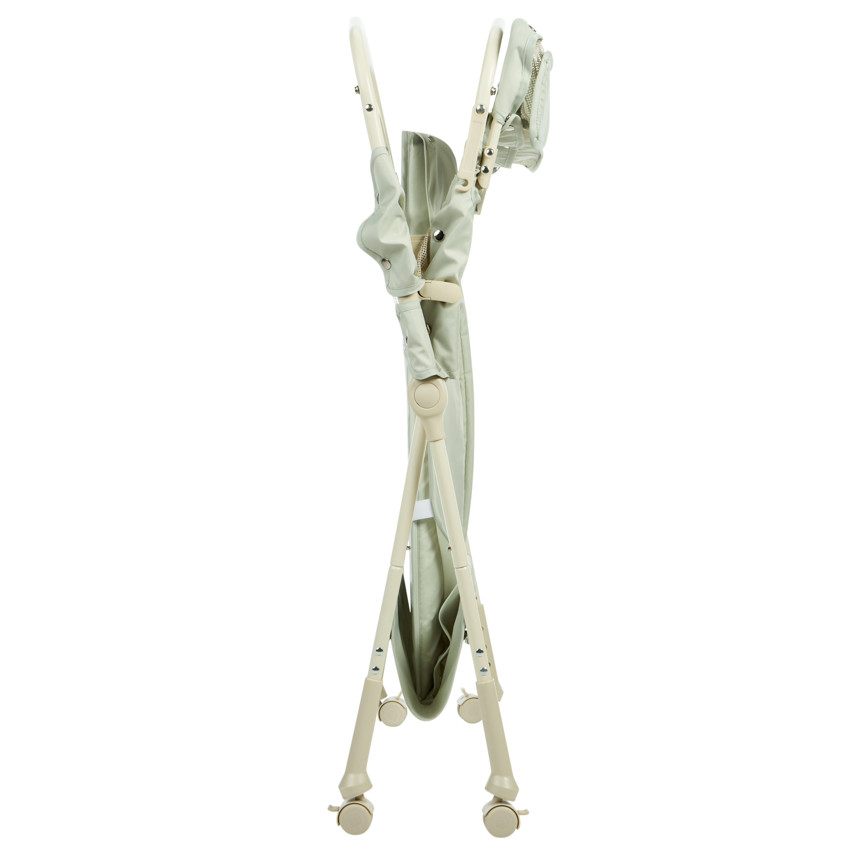 Table à langer pliable en tissu avec toise vert 