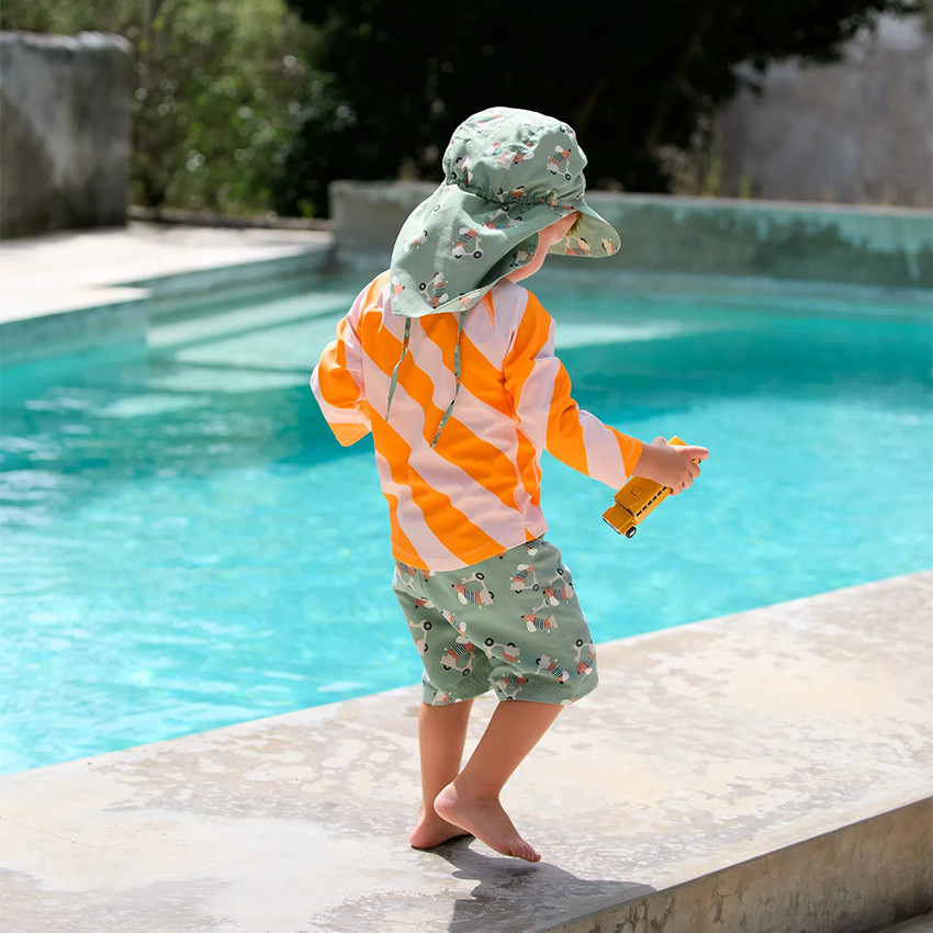 Short de bain T98 (25 à 36 mois) Scooter/Dog Green 