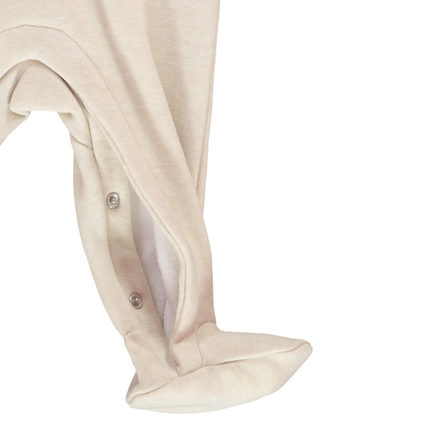 Dors-bien en velours avec print pour bébé 