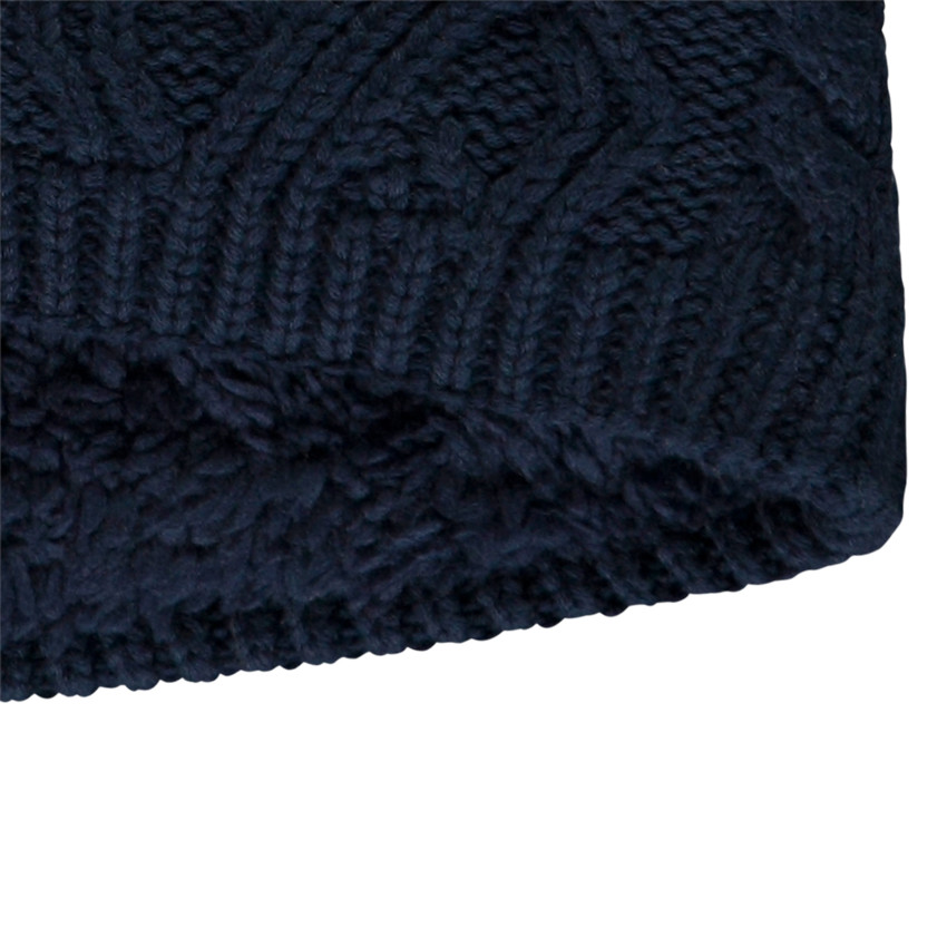 Snood uni en tricot et doublure sherpa pour bébé garçon  