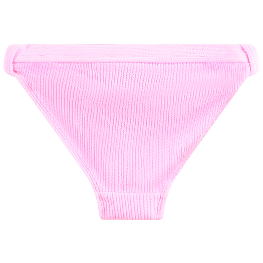 Maillot de bain 2 pièces effet côtelé à bretelles croisées pour fille 