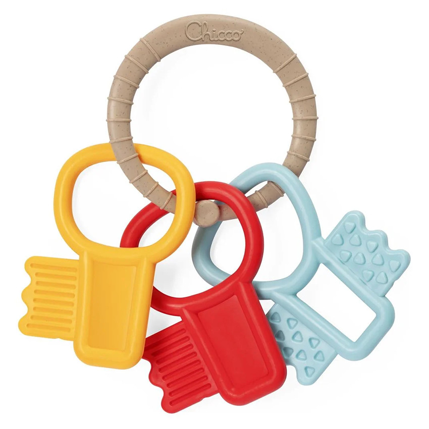 Sleutelbos rammelaar – Teething Key Ring Eco+ 