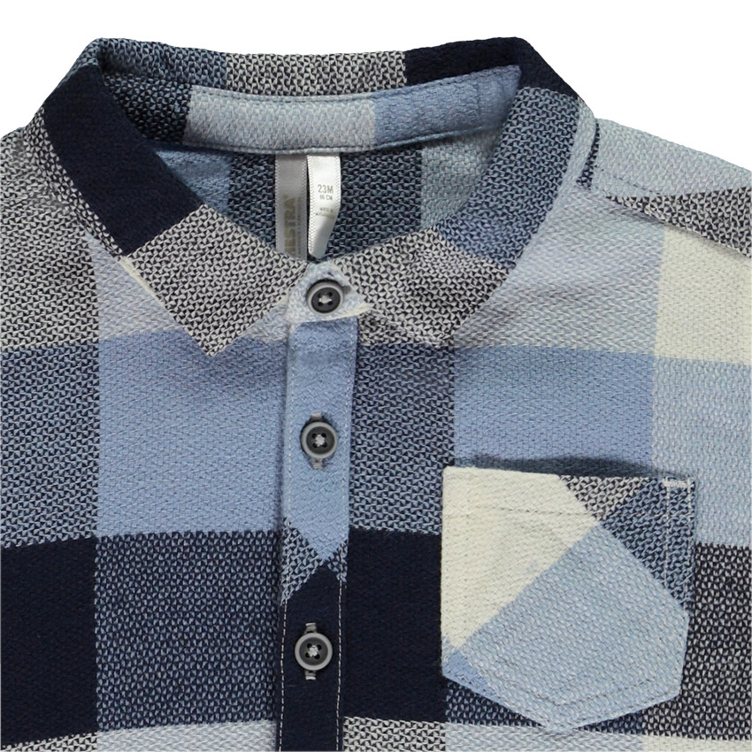 Lange mouwen geruite shirt voor baby jongen 