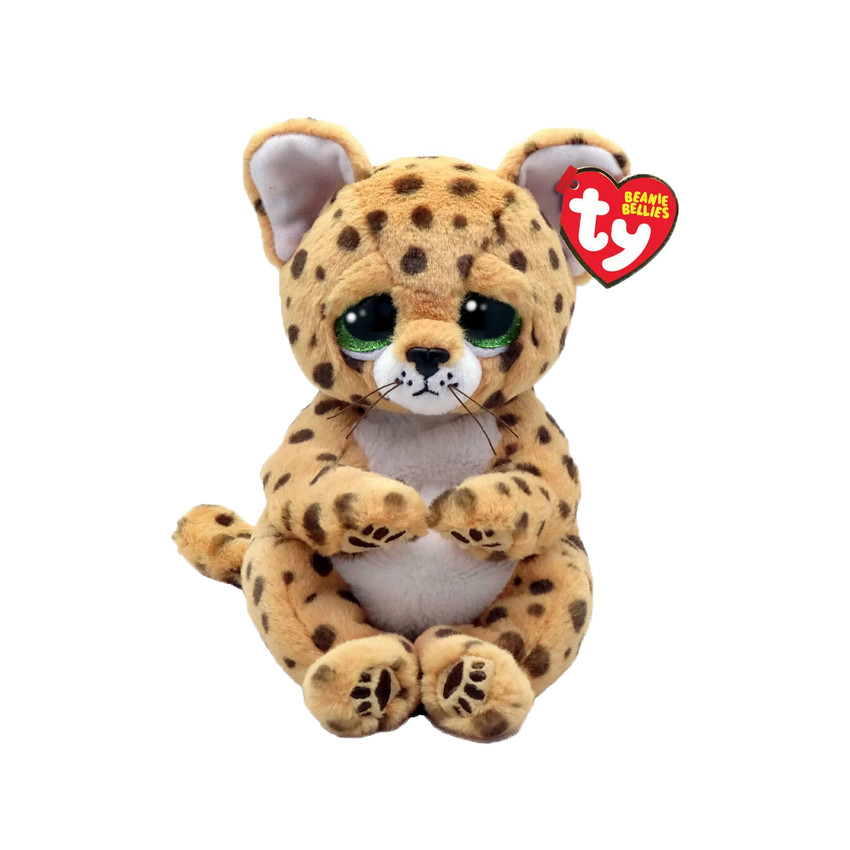 Peluche Beanie Bellies Lloyd le léopard 