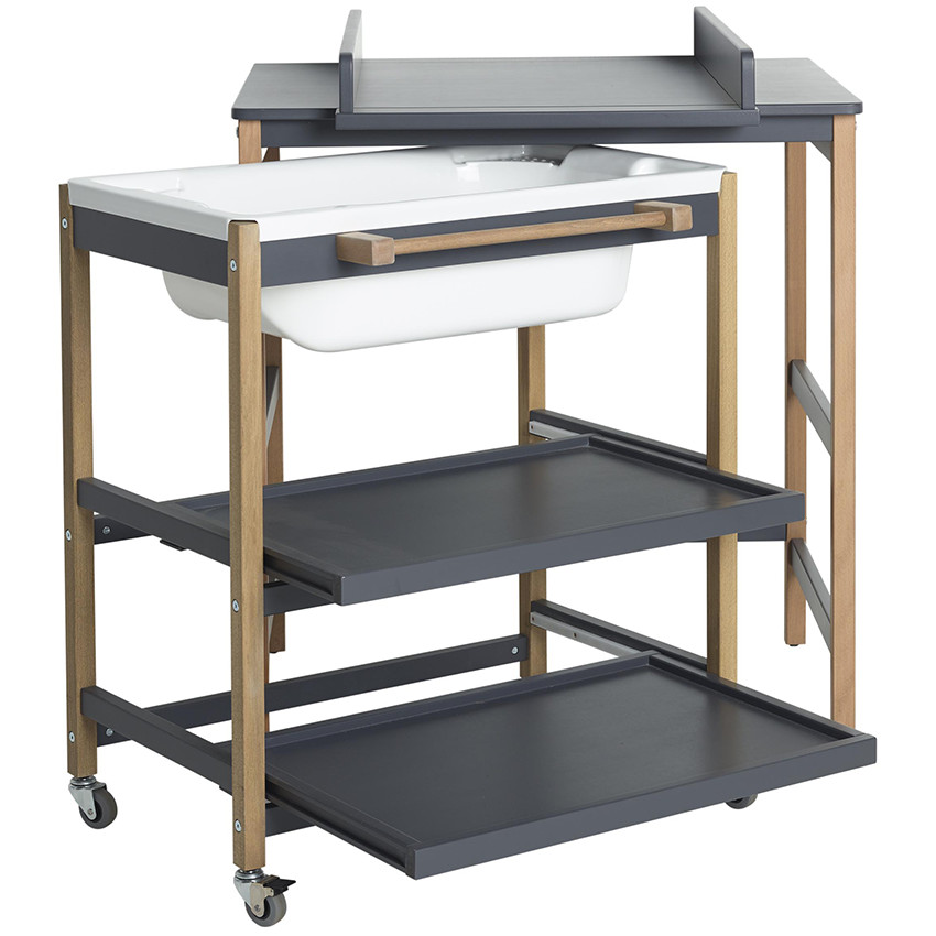 Badmeubel Smart Luiertafel + Bad Moonshadow Natural 